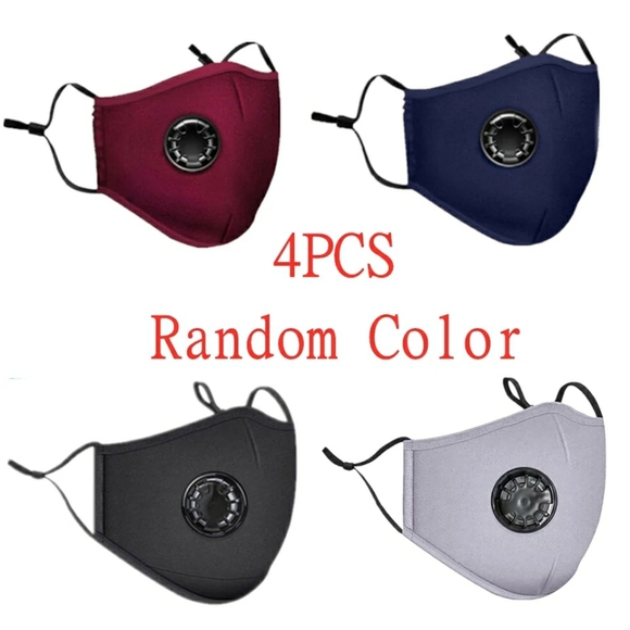 4pcs cotton reusable washable breathable face mask - Picture 6 of 11